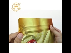 5 kg rijstverpakking Zip slot zakken platte bodem met UV verdwijnen