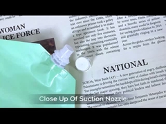 100g 150g lekvrije opstaande zak met slok voor cosmetische verpakkingen