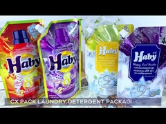 500 ml 1l waspoeder verpakkingszak op maat met uitlaat