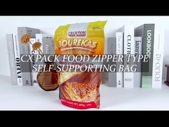 Plastic gelamineerd op maat ontworpen verzegeld Stand Up Food Bag Zelfhoudende Zipper Bag