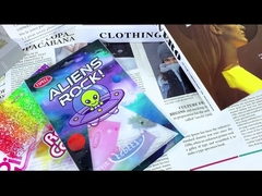 180 micron snack verpakkingszakjes Custom plastic stand-up zak voor Fudge Candy Nut