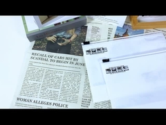 BOPP hervergrendelbare kleding Zipper Zip Lock Bags Tassen met logo voor kleding