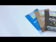 Custom Logo Vochtbestendige snoeprol film voedselverpakkingszak snoepverpakkingszak met rits