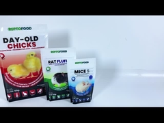 Op maat gemaakte 5kg 10kg 15kg Stand Up Pet Food Bag Plastic veevoerverpakking met rits