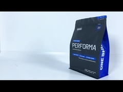 Op maat gemaakte platte zakken Plastic Whey Protein Powder Health Food Packaging Bag Met Zipper