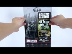 5kg 10 kg 15kg 20kg Plastic Ziplock Dog Cat Pet Food Packaging Bag Stand Up Zak Plat Bottom Bags