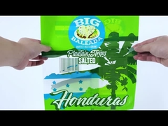 Op maat bedrukte plastic verpakkingszak 3-zijdige seal Snackvoedselverpakking voor Pita Pannenkoek Taco