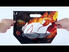 Op maat gedrukte grootte Microwave Gebruikte gebraden kip verpakkingszak Plastic kip zak met rits
