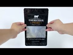 Aangepaste vochtbestendige plastic ritssluiting verpakkingszak Voedselverpakkingszak Vleesverpakkingszak