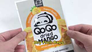 Op maat gemaakte plastic verpakkingszakken voor noten en droog fruit