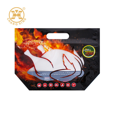 Custom Printed Size Microwave Used Roast Chicken Packaging Bag Plastic Chicken Bag With Zipper