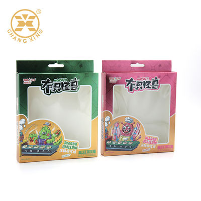 Customized Clear Window Cookie Packaging Box with CMYK+PMS Printing for Bakery and Food