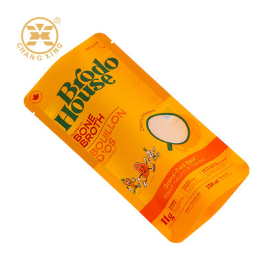 Custom Printed Food Grade Heat Sealed Stand Up Vacuum Packaging Bag for Meat Fish Rice Soup