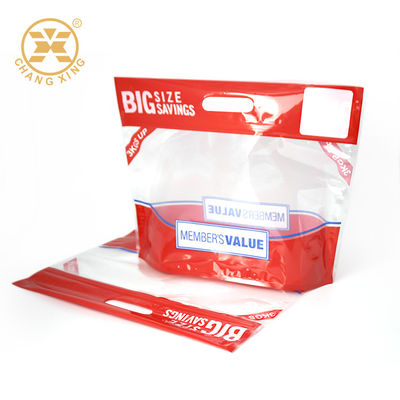 VMPET EXPE Stand Up Pouch With Handle Roast Chicken Plastic Packaging For Frozen Food