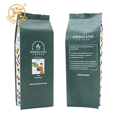 100 Food Grade Coffee Packaging Bags With Zipper  Eco Friendly Tea Bag Packaging