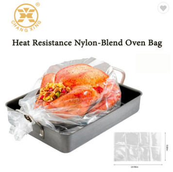 Take Out Food Transparent Roast Chicken Packaging Heat Resistance nylon pouch with zipper
