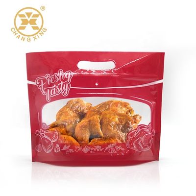 0.5kg Antifog Rotisserie Plastic Microwave Safe Packaging For Frozen Food Roast Chicken