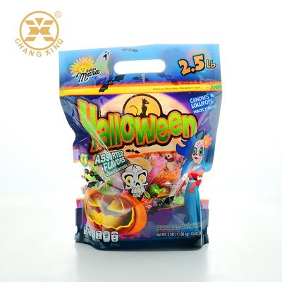 VMPET LDPE Confectionery Snack Packaging Bags Sgs Doy Pack Alloween Candy Care Package