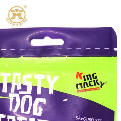 Standing Zipper VMPET Pet Food Packaging Bags Doy Pack Zip Lock Plastic Bags With Window