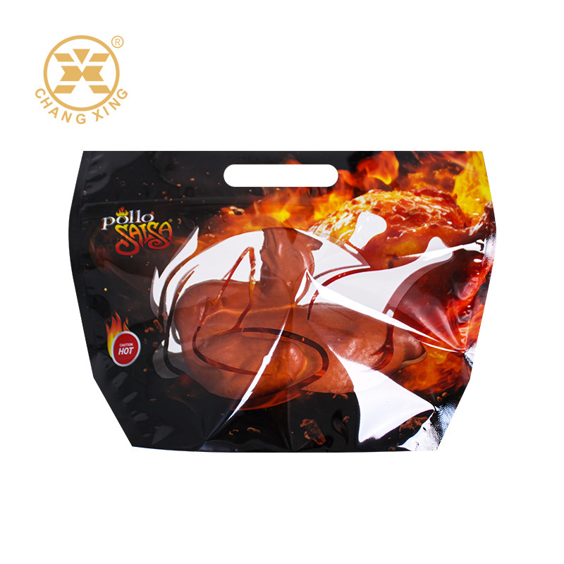 Custom Printed Size Microwave Used Roast Chicken Packaging Bag Plastic Chicken Bag With Zipper