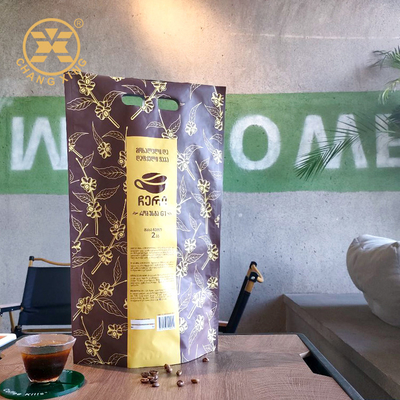 500g de UVdeklaagsteen beëindigde omhoog de zak van de Tribunekoffie met Klepritssluiting