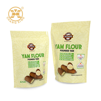 Yam Flour Powder stand up pouch bag Cassave Maizena Flour Pouches Doypack Bag With Zipper
