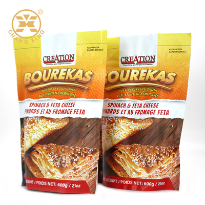 Bedrukte Crunch Snack Packaging Pouch Bag met rits op maat gemaakte voedselverpakkingszakken