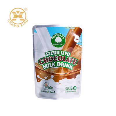 OEM ODM Plastic Aluminium Foil Stand Up Kleding Verpakkingszak Verzegeld Verpakkingszak Voor Melk