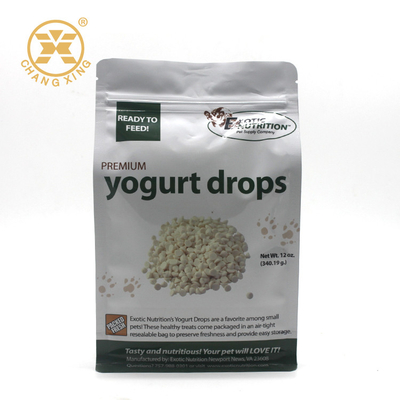 De waterdichte Zak van Aluminiumcat dog pet food package met Ritssluiting