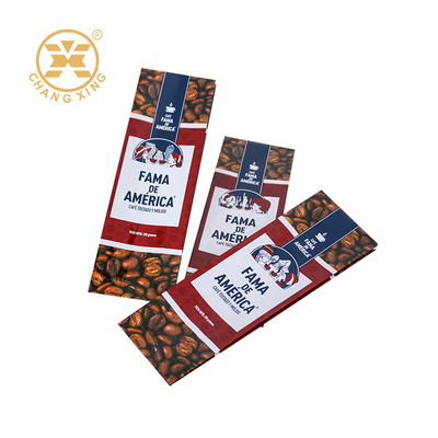 Oem koffieverpakkingen passen 250gr aan met klep en ritssluiting