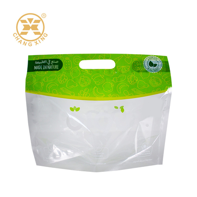 Plastic BOPP 5 kg gedroogde fruitverpakkingszakken met ademgaten en handvat