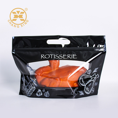 Vetvrij geroosterde kipzak met microwave, anti mist, stand-up zak met rits.
