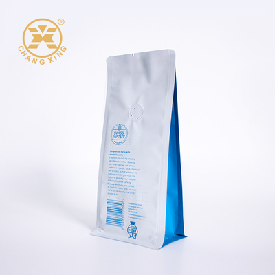 250 g 500 g 1 kg Flat bottom koffiezak koffiebonen verpakkingszakken met rits