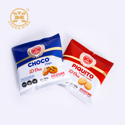 Op maat gedrukte snackverpakkingszakken Vochtbestendige voor chocoladechips Cookie