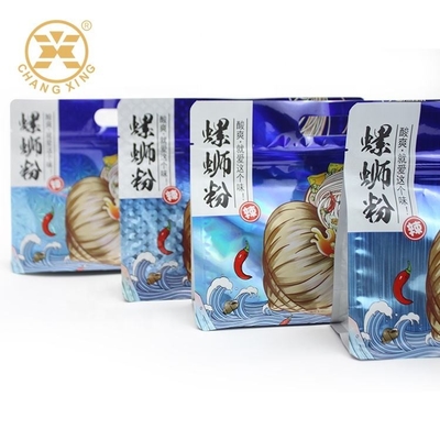 Op maat gedrukte PET/AL/PE Noodles Roll Film Food Packaging Bag Noodles Packing Bag Met Zipper