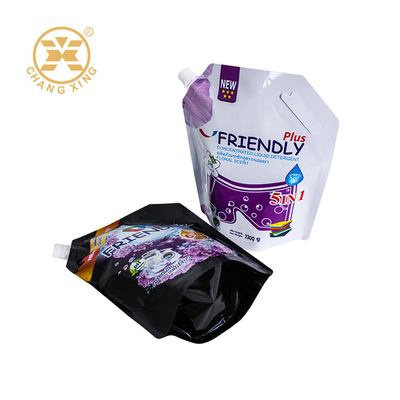 2 kg Draagbare wasmiddel spout zak Plastic vloeistof gieten spouts Doypack verpakking zakken