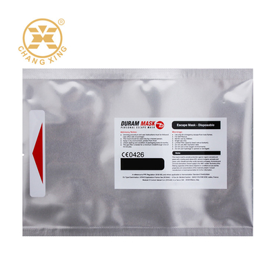 Bopp hervergrendelbare aluminium film verpakkingszak kleding rits slotzakjes zakken met logo voor kleding masker