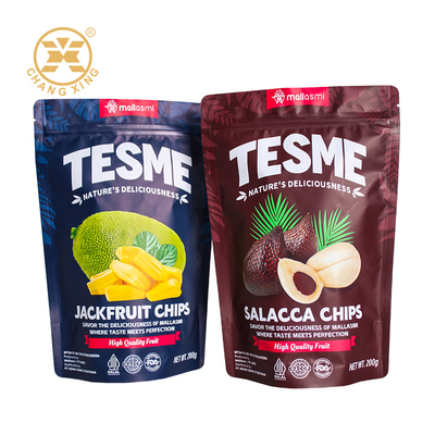 Op maat gedrukt BRC Factory gemaakt hervergrendelbare plastic noten Dry Fruit verpakkingszakken Stand up pouch zakken 750g