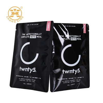 Mylar folie bekleed Shake Plastic Whey Protein Poeder Verpakkingszak Gezondheidsvoedselzak Met Zipper
