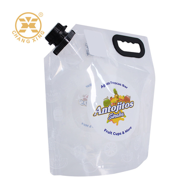 Voedingswaarde Fruit smaak Soda Verpakking Spout Bag Tomato Drink Bag Met Spout Voor Fruitsap Groente sap