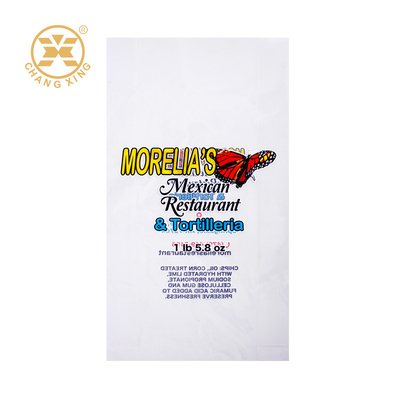Op maat gemaakte Opp Clear Biodegradable Packaging Bag Plastic Bread Bag Voor Sandwich Mexican Twister