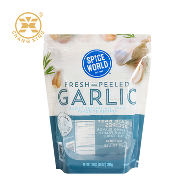 Aangepaste PET/CPP Groente Verpakkingszakken met Ritssluiting