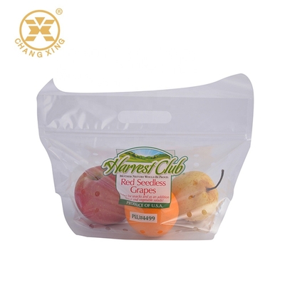 EXPE pp Plastic 3kg Fruit Verpakkende Zakken drogen staat Zak met de Gaten van de Ritssluitingsopening op