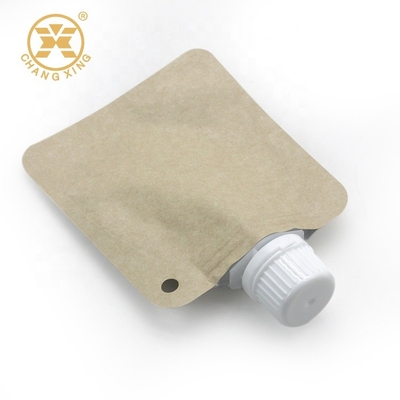 verzegelde Detergent Verpakkende Zak 3 van 30ml 50ml Kant Gelamineerde Kraftpapier-Document Voedsel Verpakking