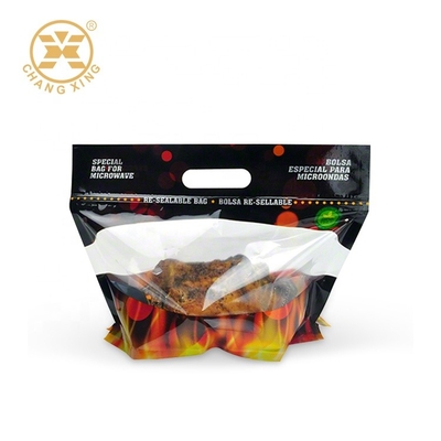 Het Braadstukkip die van ritssluitingsmicrowavable Resealable Tribune van VMPET op Zakken verpakken