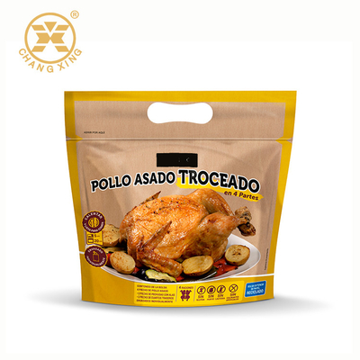100 200 van de Braadstukmicrons Kip die Geroosterde het Voedsel van Rotisserie 1kg Verpakkingszak met Ritssluiting verpakken